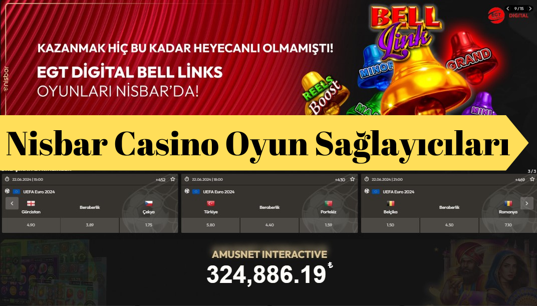 Nisbar Casino Oyun Sağlayıcıları