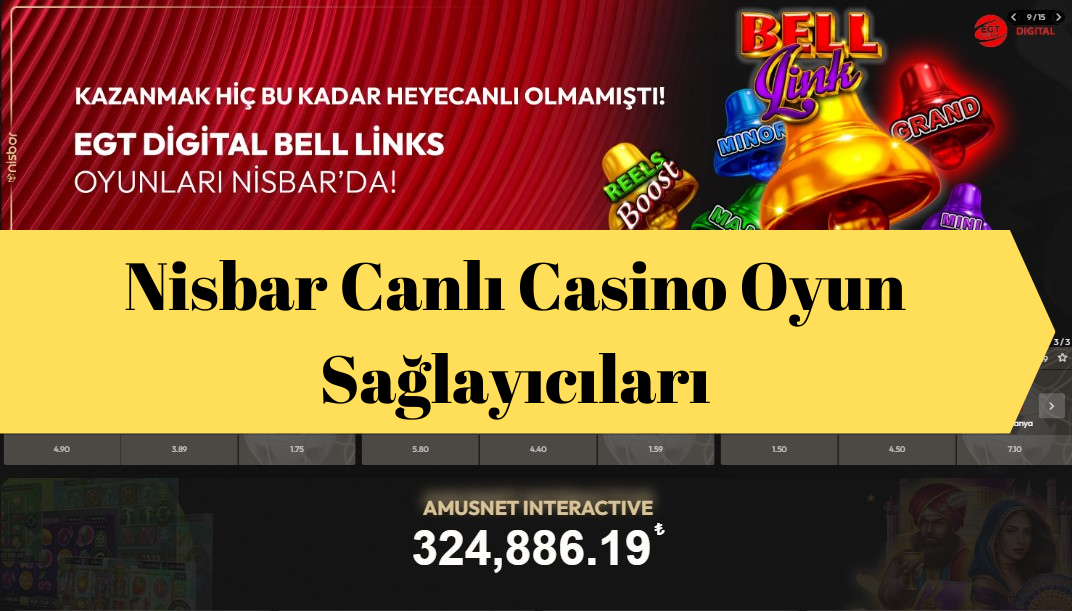 Nisbar Canlı Casino Oyun Sağlayıcıları