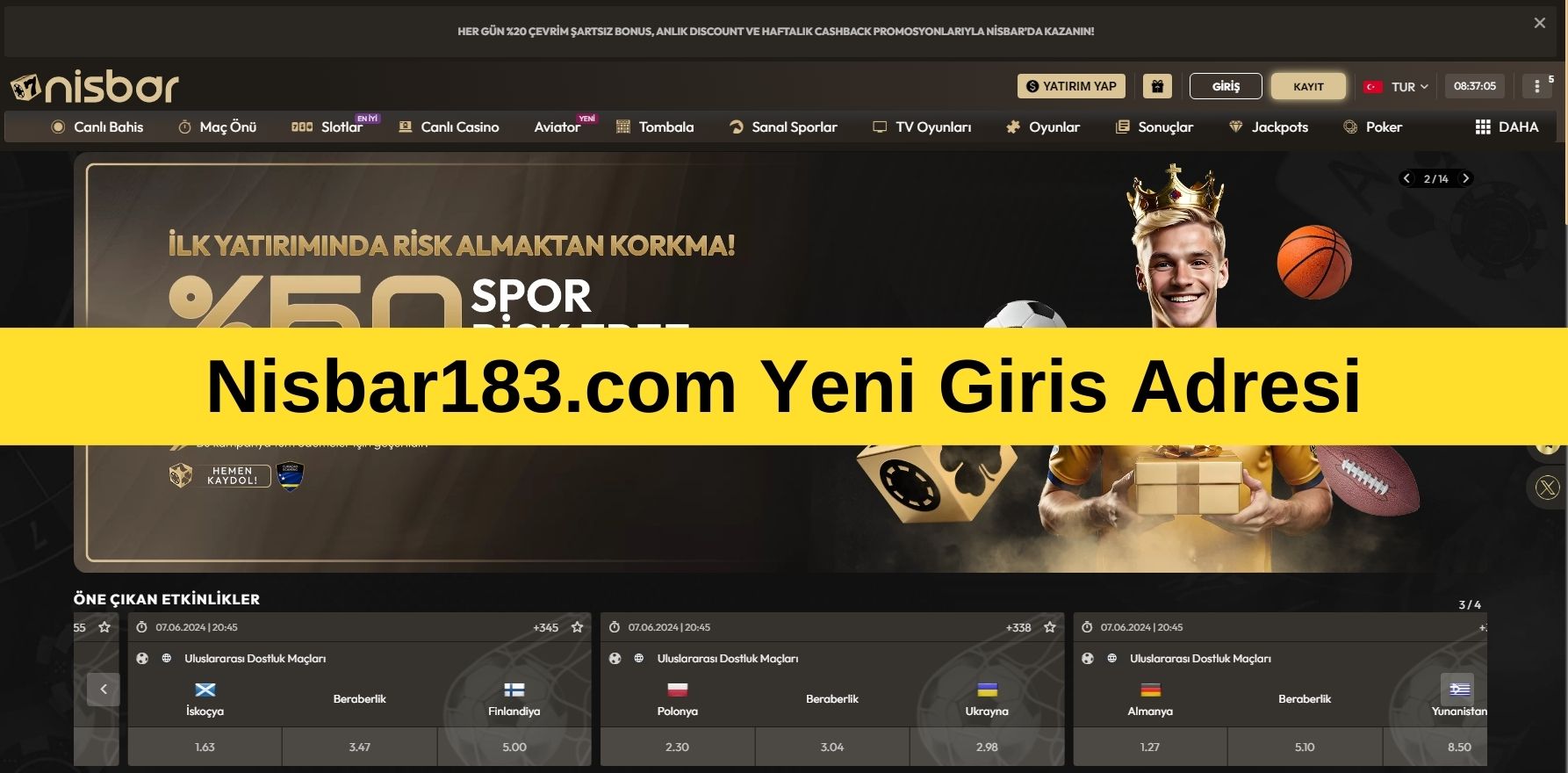 Nisbar183.com – Nisbar 183 Yeni Giriş Adresi – Nisbar