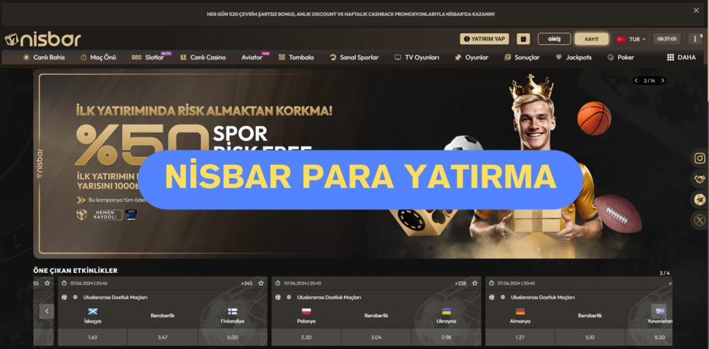 Nisbar Para Yatırma