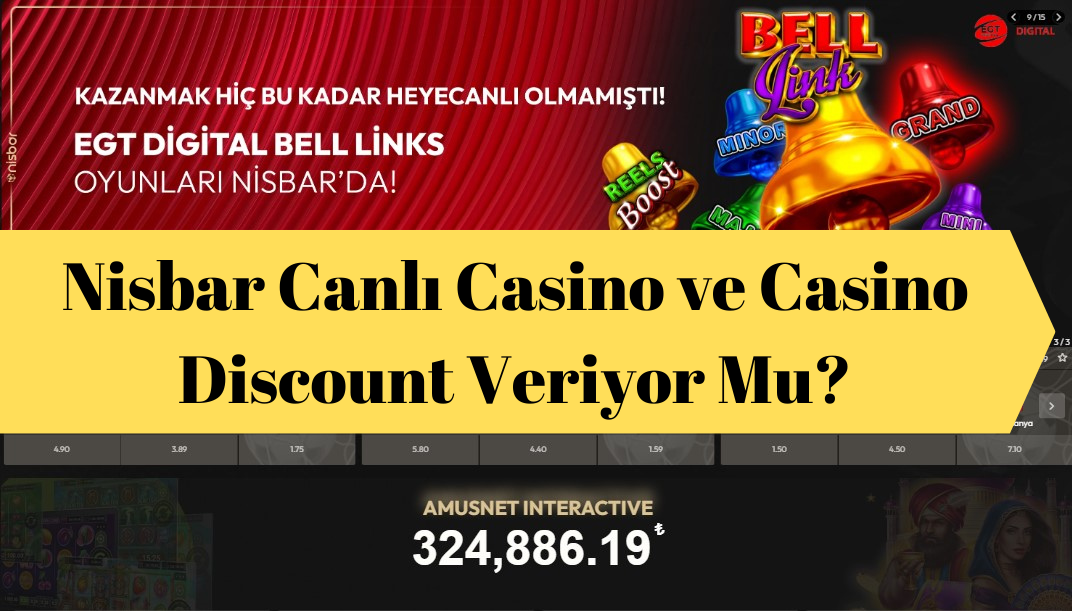 Nisbar Canlı Casino ve Casino Discount Veriyor Mu?